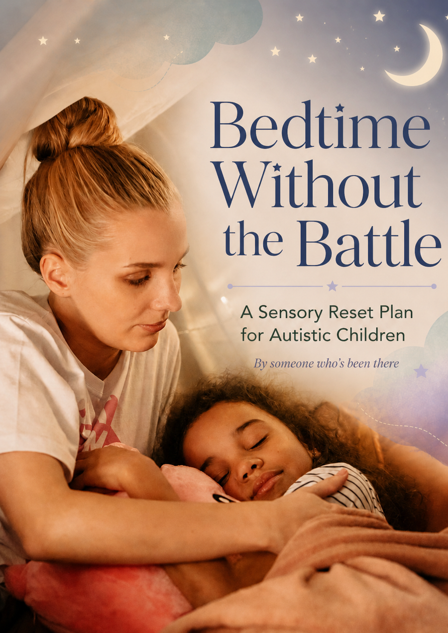 Bedtime Without the Battle: A Sensory Reset Plan for Autistic Children — Printable PDF Guide